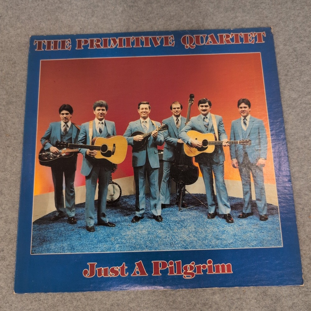 The Primitive Quartet Just A Pilgrim Vinyl LP Bluegrass Gospel Dawn Records - Picture 1 of 2